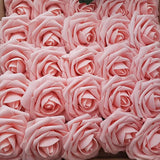 Heads 8CM Artificial PE Foam Rose Flowers Bride