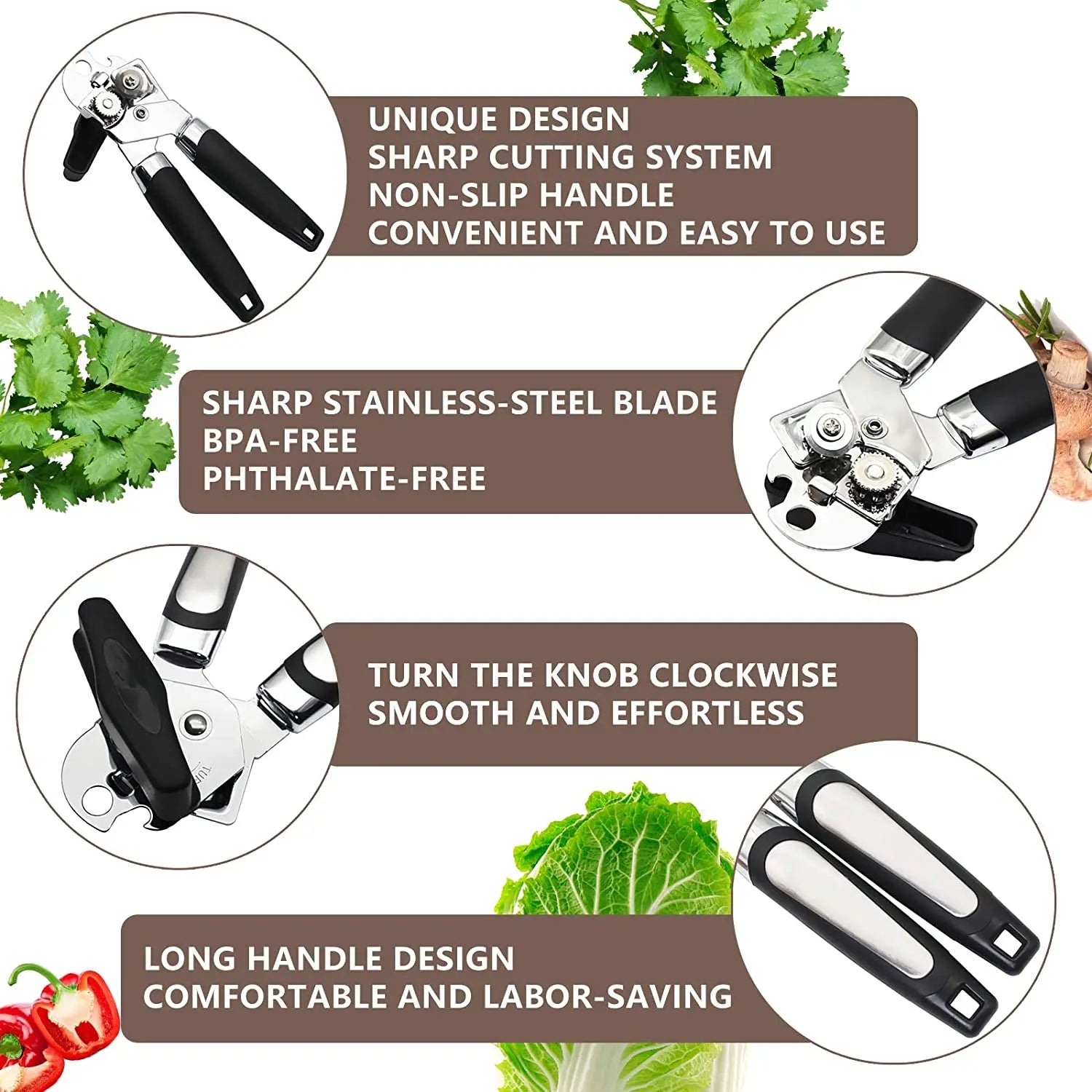 Professional Tin Manual Can Opener Multifunctional