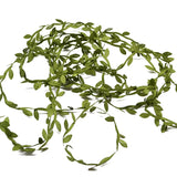 Silk Leaf-Shaped Handmake Artificial green Leaves