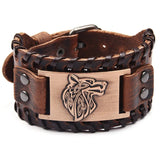 Men Celtic Wolf Head Bracelets Classic Animal Motifs