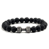 Men Bracelets Bangles Barbell Wristband  Jewelry