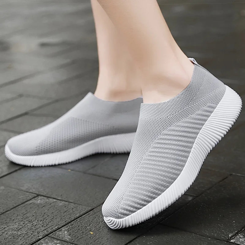 Shoes Breathable Flats Elastic Flat Shoes For Women