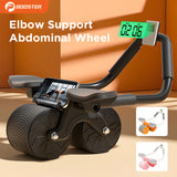 Ab Roller Wheel Automatic Rebound With Elbow Support