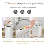 Wastebasket Smart dump Bathroom Trash Bin Toilet