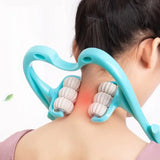 Six Wheel Cervical Massager Clip Neck Massage Roller