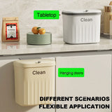 12L Kitchen Trash Can Wall Mounted Hanging Trash