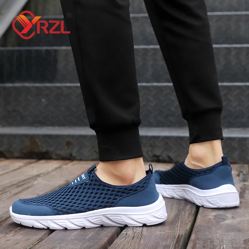 Lightweight Men Casual Shoes Breathable Slip on Male