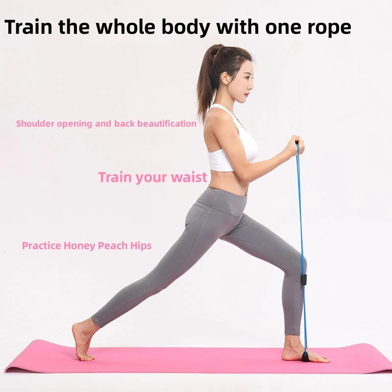 Resistance Bands with Foam Sport At Home Yoga Fitness