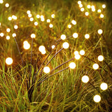 Garden Lights Powered Firefly Lights Outdoor Waterproof