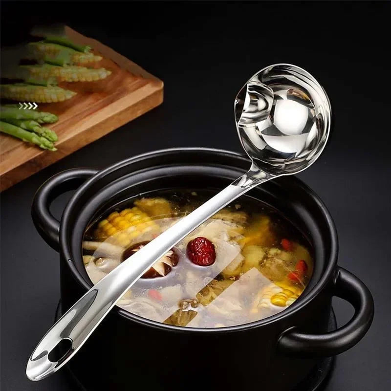 Stainless Steel Colander Spoon Soup Colander Kitchen