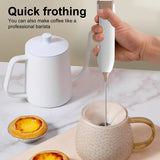 Hand Electric Milk Frother Automatic Rotary Egg Beater