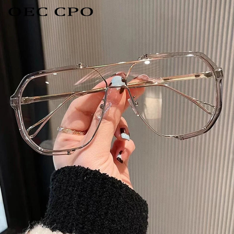 New Unique One Piece Fashion Sunglasses Punk Glasses