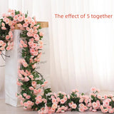 Artificial Flowers Vine 45pcs / 69pcs Rose DIY Wedding