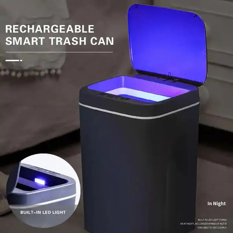 16L Automatic Sensor Trash Can Electric Touchless