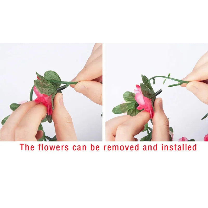 Artificial Flowers Vine 45pcs / 69pcs Rose DIY Wedding