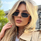 Women's Sunglasses Luxury Brand Metal Half Frame