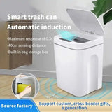 16L Automatic Sensor Trash Can Electric Touchless