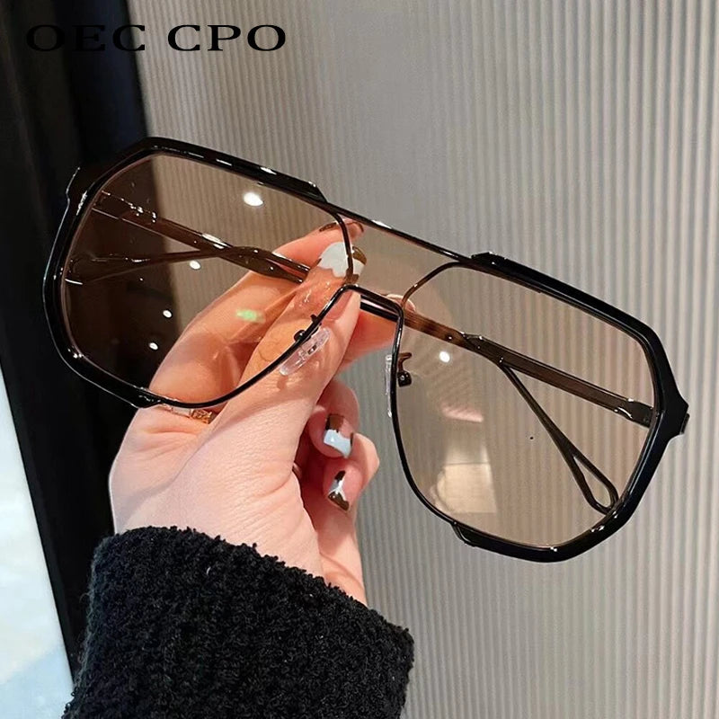 New Unique One Piece Fashion Sunglasses Punk Glasses