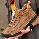 Leather Shoes for Men Outdoor Light and Non-slip