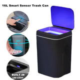 16L Automatic Sensor Trash Can Electric Touchless