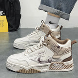 Men's Sneakers Fashion High Top Casual Shoe Lace