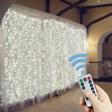 Curtains Festoon Led Light Garlands New Year Christmas