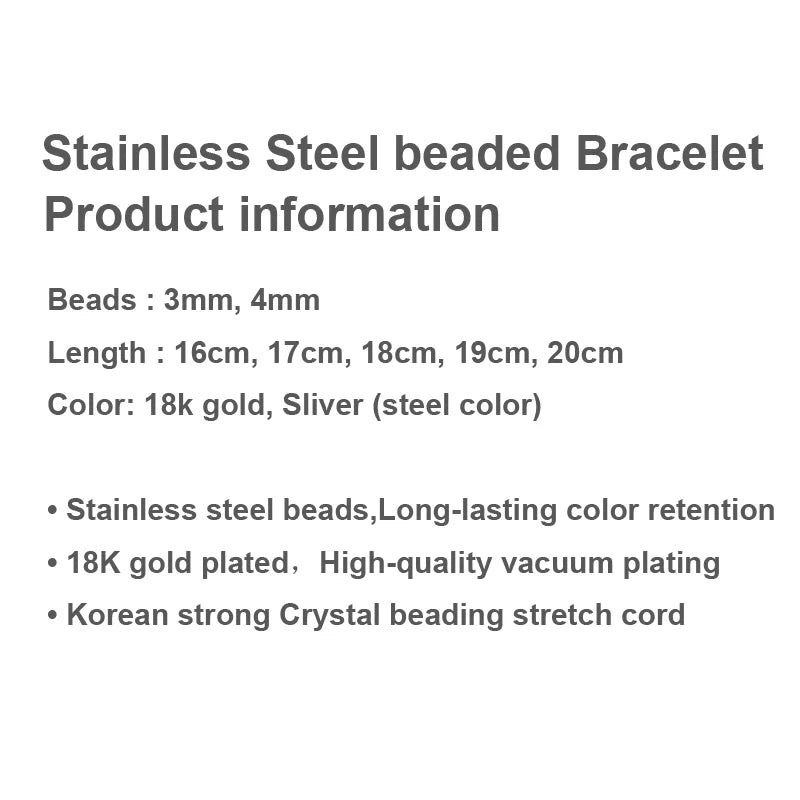 Ball Beads Cuff for Women Men Gold Silver Color Bracelets