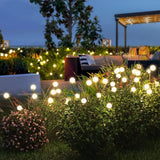 Garden Lights Powered Firefly Lights Outdoor Waterproof