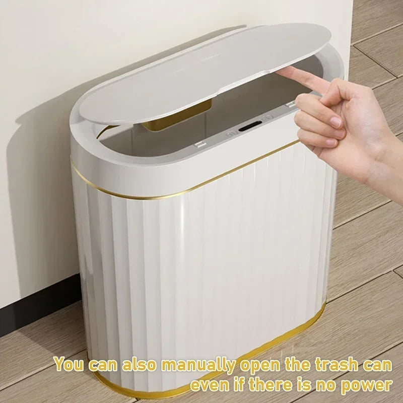 Wastebasket Smart dump Bathroom Trash Bin Toilet
