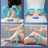 Six Wheel Cervical Massager Clip Neck Massage Roller