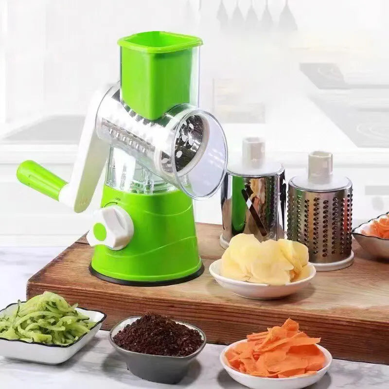 Multifunctional Roller Vegetable Cutter Hand Crank