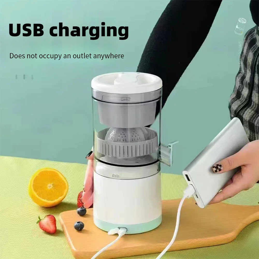 Portable Electric Juicer USB Charging Orange Lemon