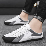 Half Slippers for Men Trendy Men's Flat Bottom Casual